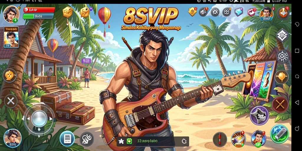 Tampilan gameplay 8SVIP yang menarik dan penuh warna.