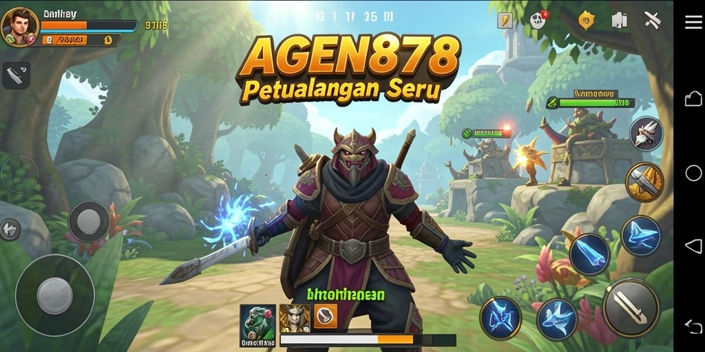 Tampilan gameplay AGEN878 yang penuh petualangan dan aksi mendebarkan.