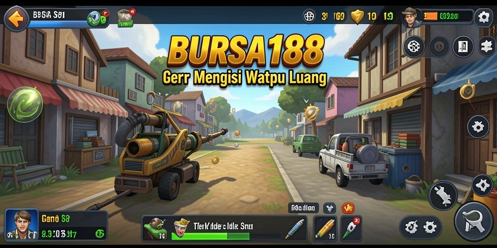 Tampilan gameplay BURSA188 yang menarik dan penuh warna.