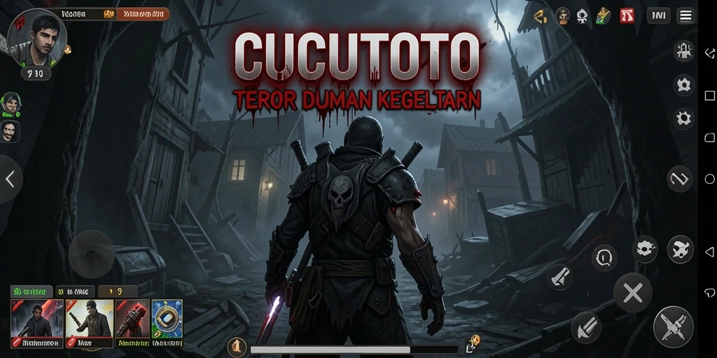 Screenshot CUCUTOTO yang menampilkan suasana gameplay Horror yang mencekam.