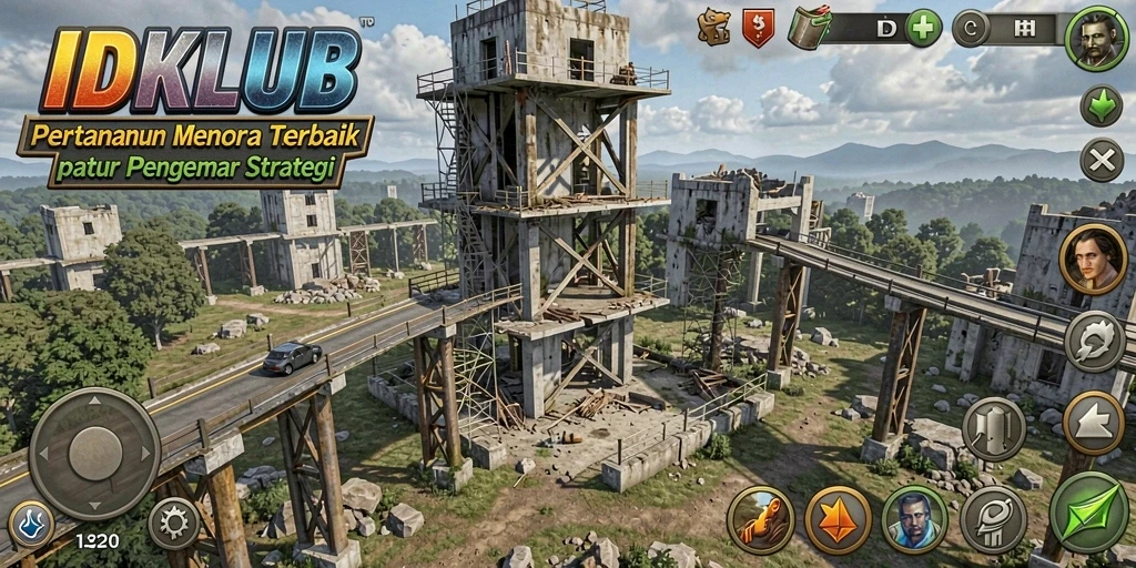 Gameplay menyerang dan bertahan yang intens di IDKLUB.