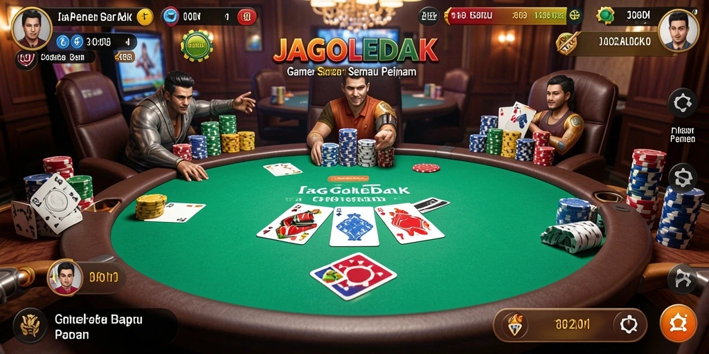 Tampilan gameplay JAGOLEDAK yang menegangkan dan dinamis.