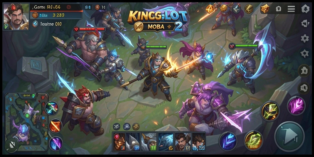 Tampilan menarik dari gameplay seru KINGSLOT.