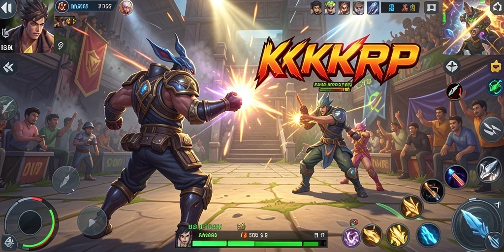 Tampilan gameplay KKRP yang seru dan strategis.