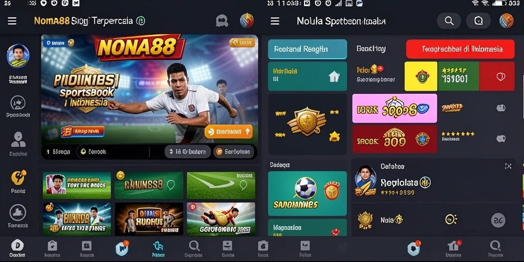 Tampilan gameplay NONA88 yang menarik untuk taruhan olahraga.