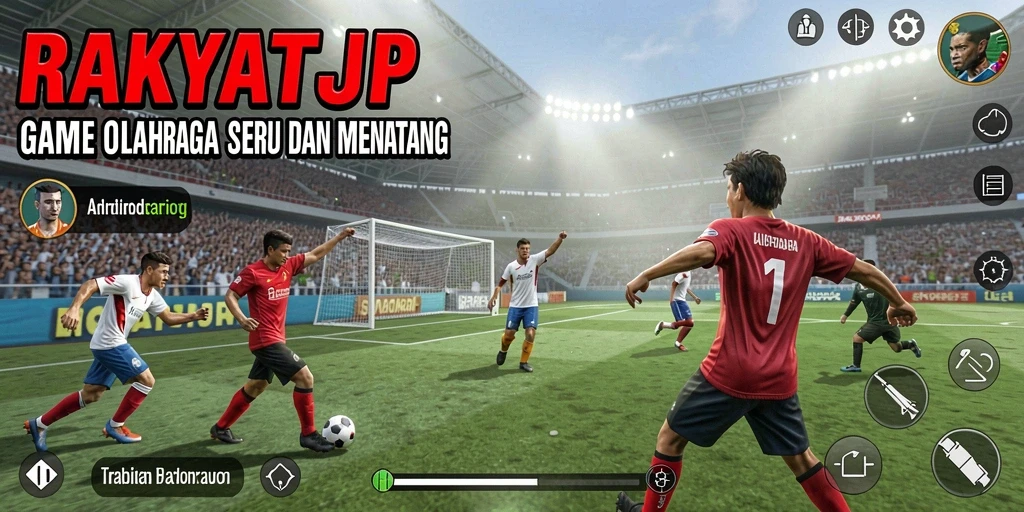 Tampilan gameplay menegangkan dalam RAKYATJP yang memikat.