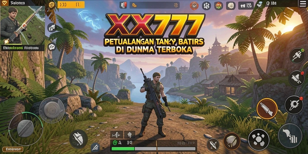 Screenshot XXX777 menampilkan aksi petualangan di dunia terbuka yang menarik.
